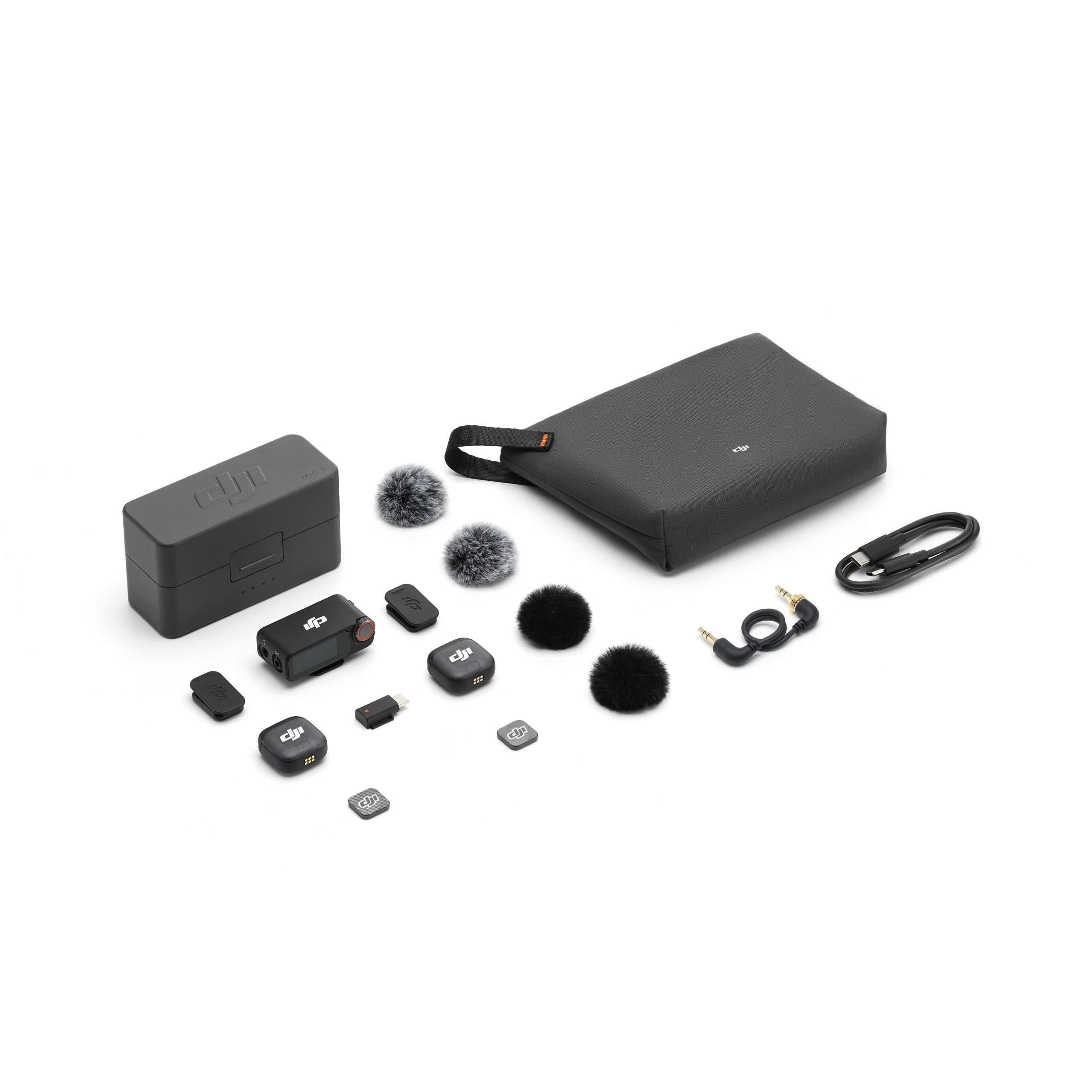 DJI Mic 3 (2 TX + 1 RX + Étui de Charge)