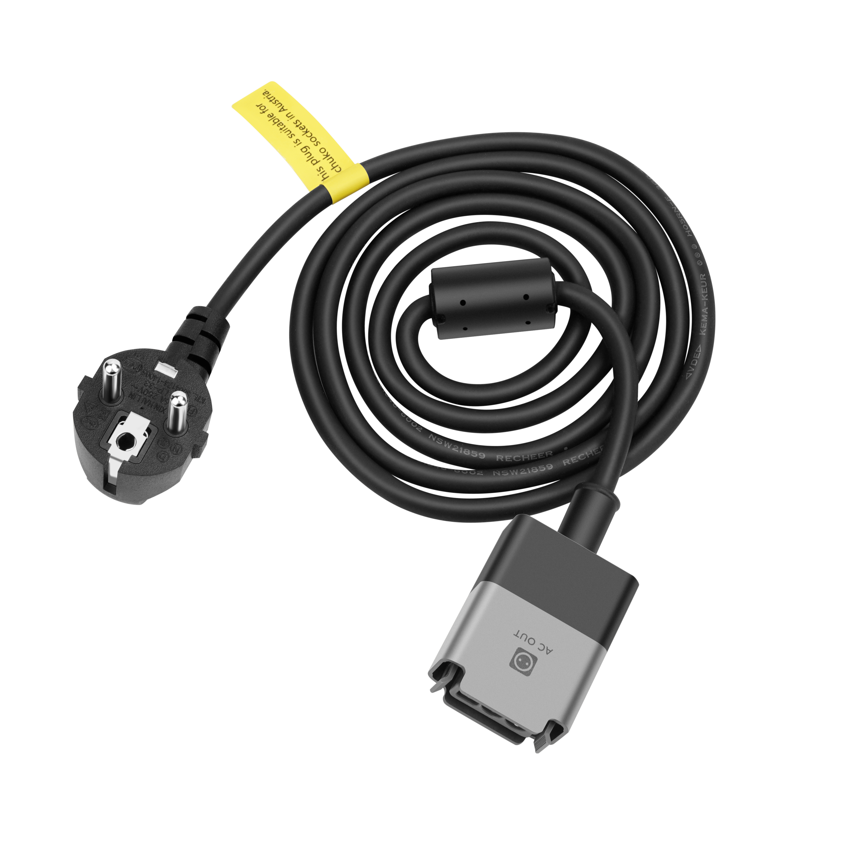 Câble de Charge AC EcoFlow PowerStream 5m EU