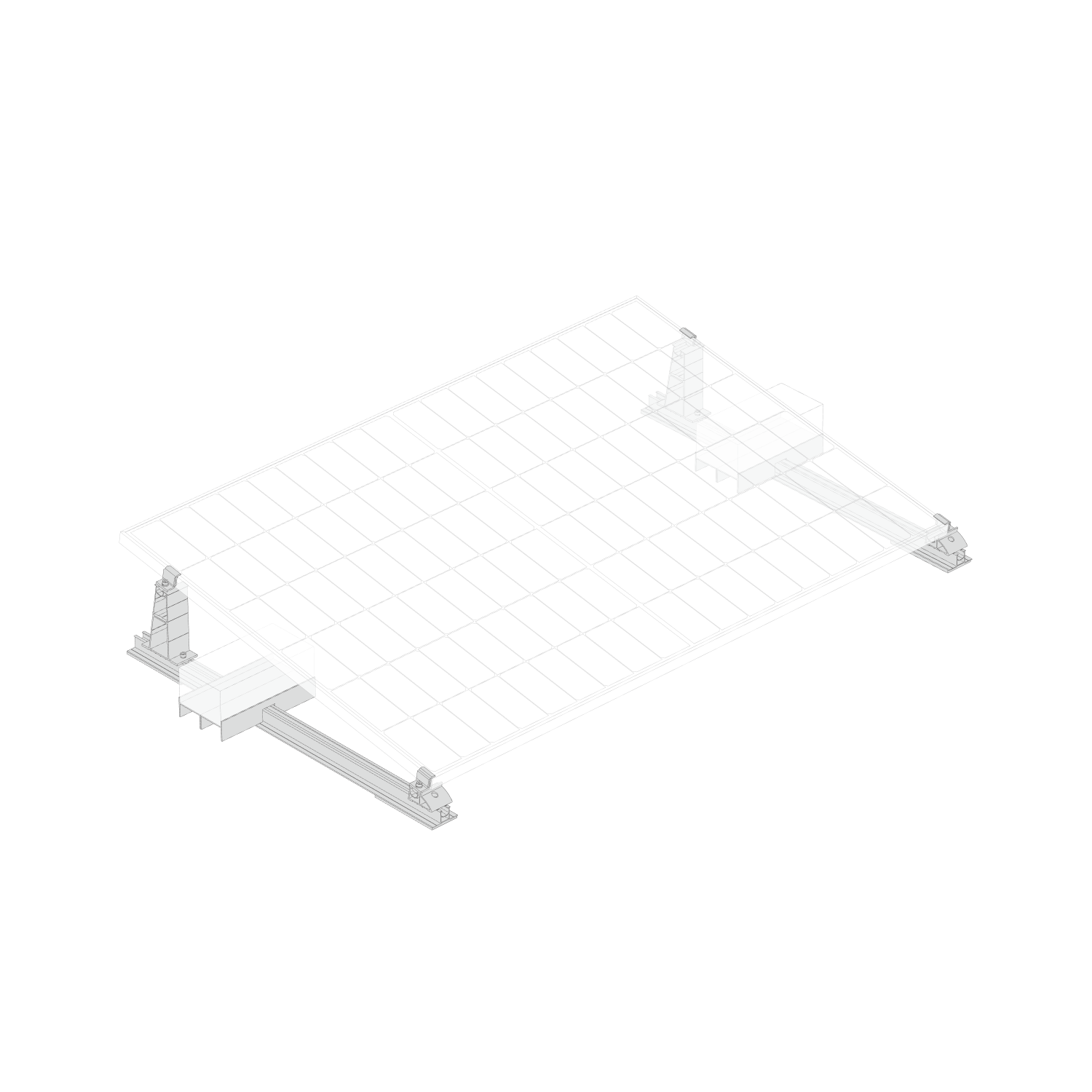 EcoFlow Bracket - Toit Plat