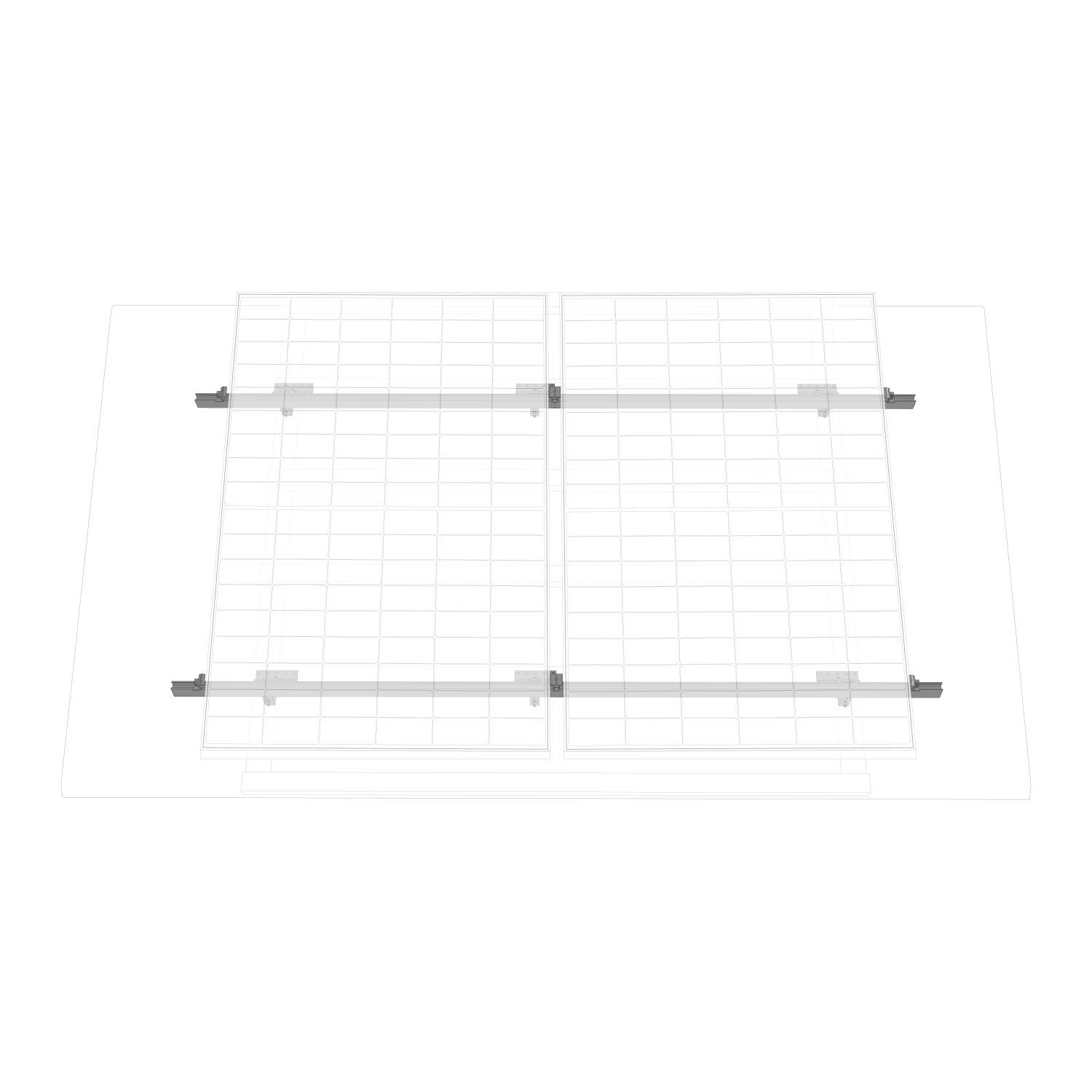 EcoFlow Bracket - Toit Pente