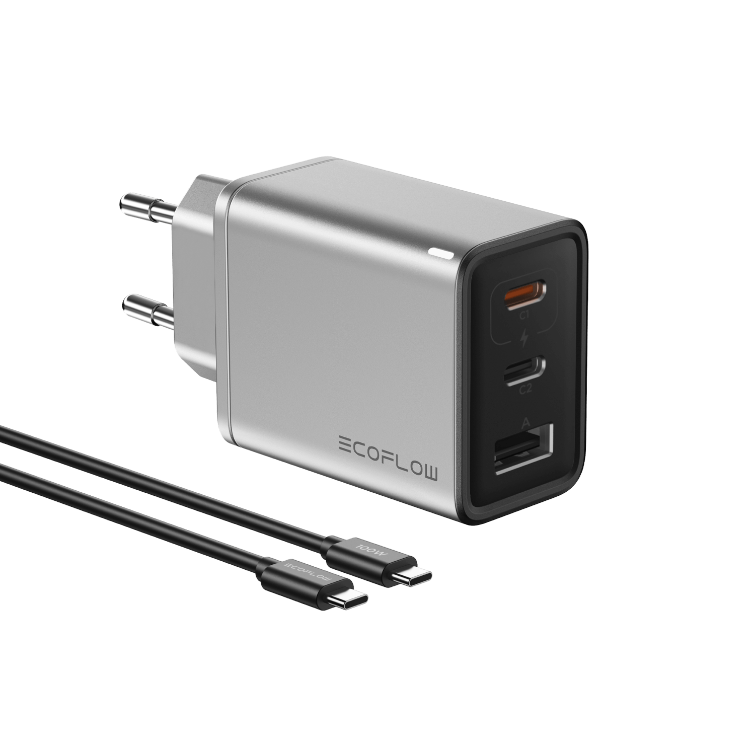Chargeur EcoFlow RAPID 65W avec Câble 100W
