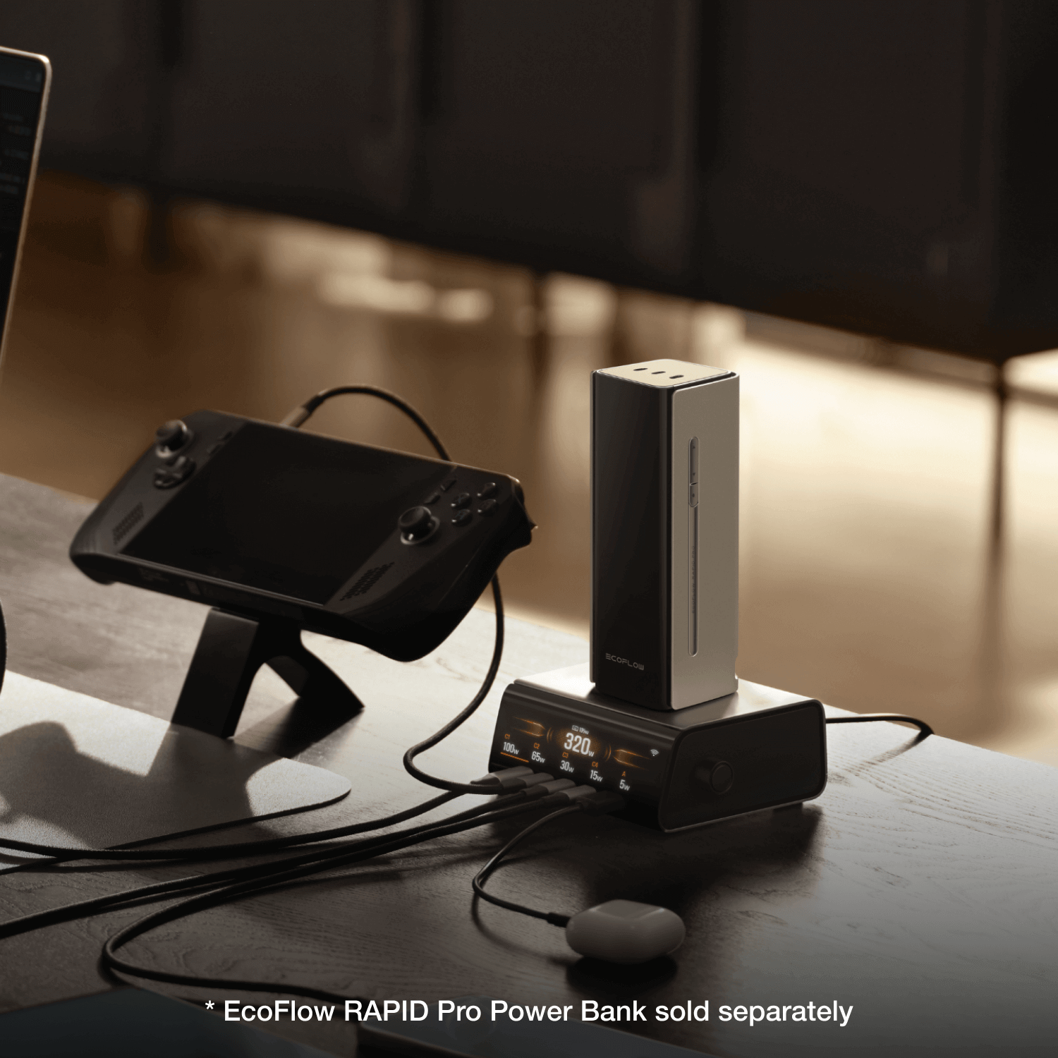 EcoFlow RAPID Pro Chargeur de Bureau (320W)