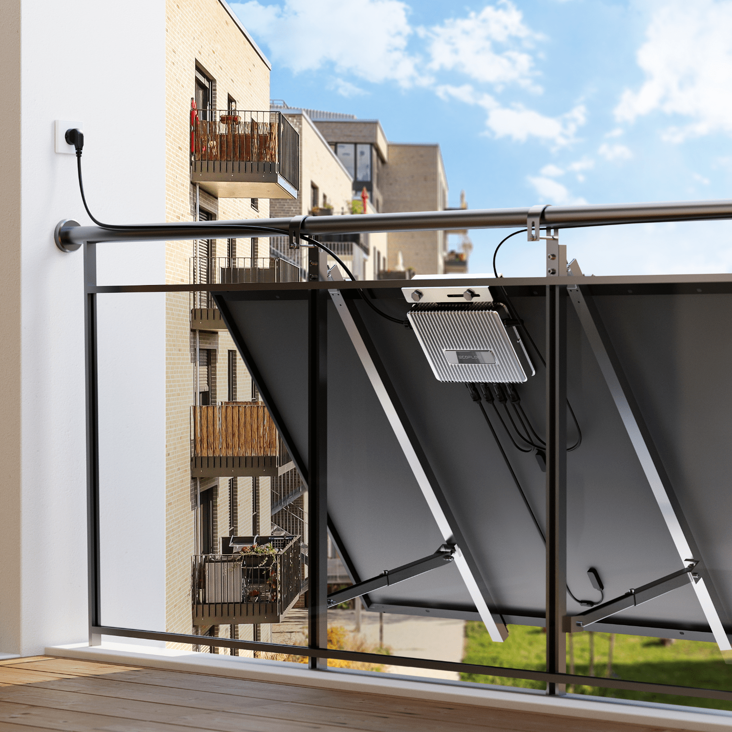EcoFlow STREAM Microinverter 800W (câbles PV & AC inclus)